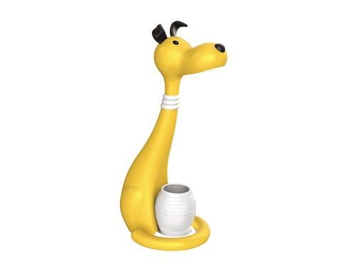 Лампа настольная Camelion KD854 C07 Собака желтая (6W, 3 уровня яркости)|IMG_R0000076336