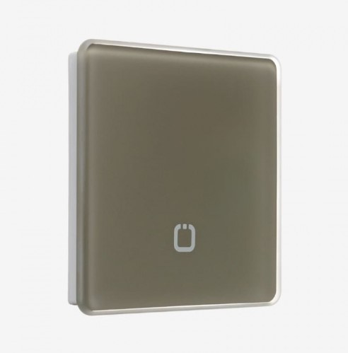 Радиовыключатель HiTE PRO SN-R1 (Светло-коричневый, закругленные углы)-3