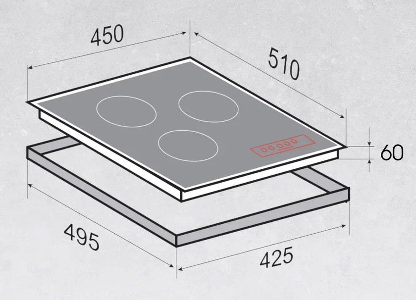 Варочная панель Zigmund & Shtain CI 33.4 B-4