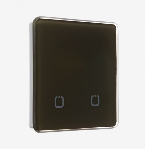 Радиовыключатель HiTE PRO SN-R2 (Темно-коричневый, закругленные углы)-3