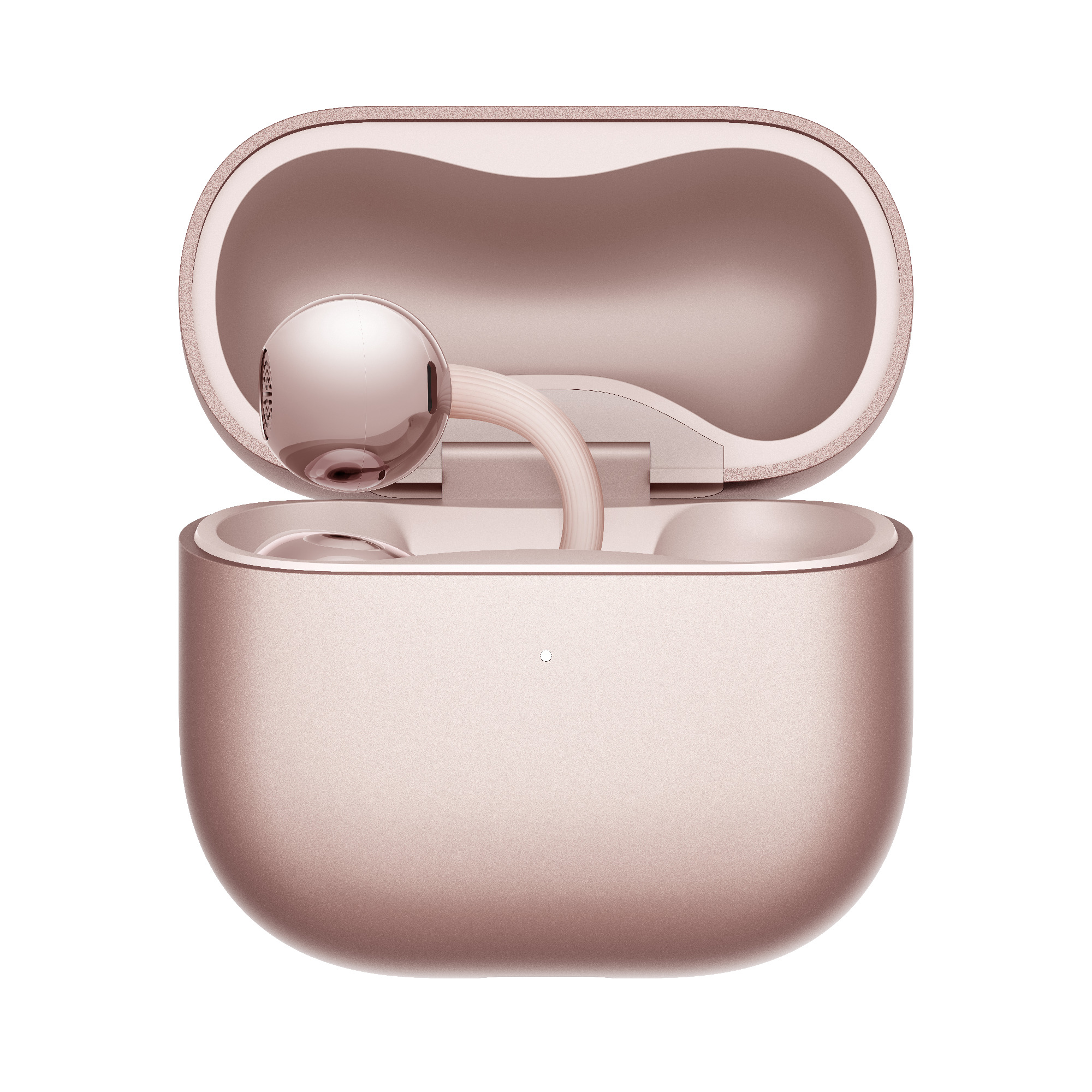 MKT_开放式耳机_Product Image_HUAWEI FreeClip 2 耳夹耳机_Robin_HQ_玫瑰金 Rose Gold_08单耳机左白灯_JPG 10000_20251121