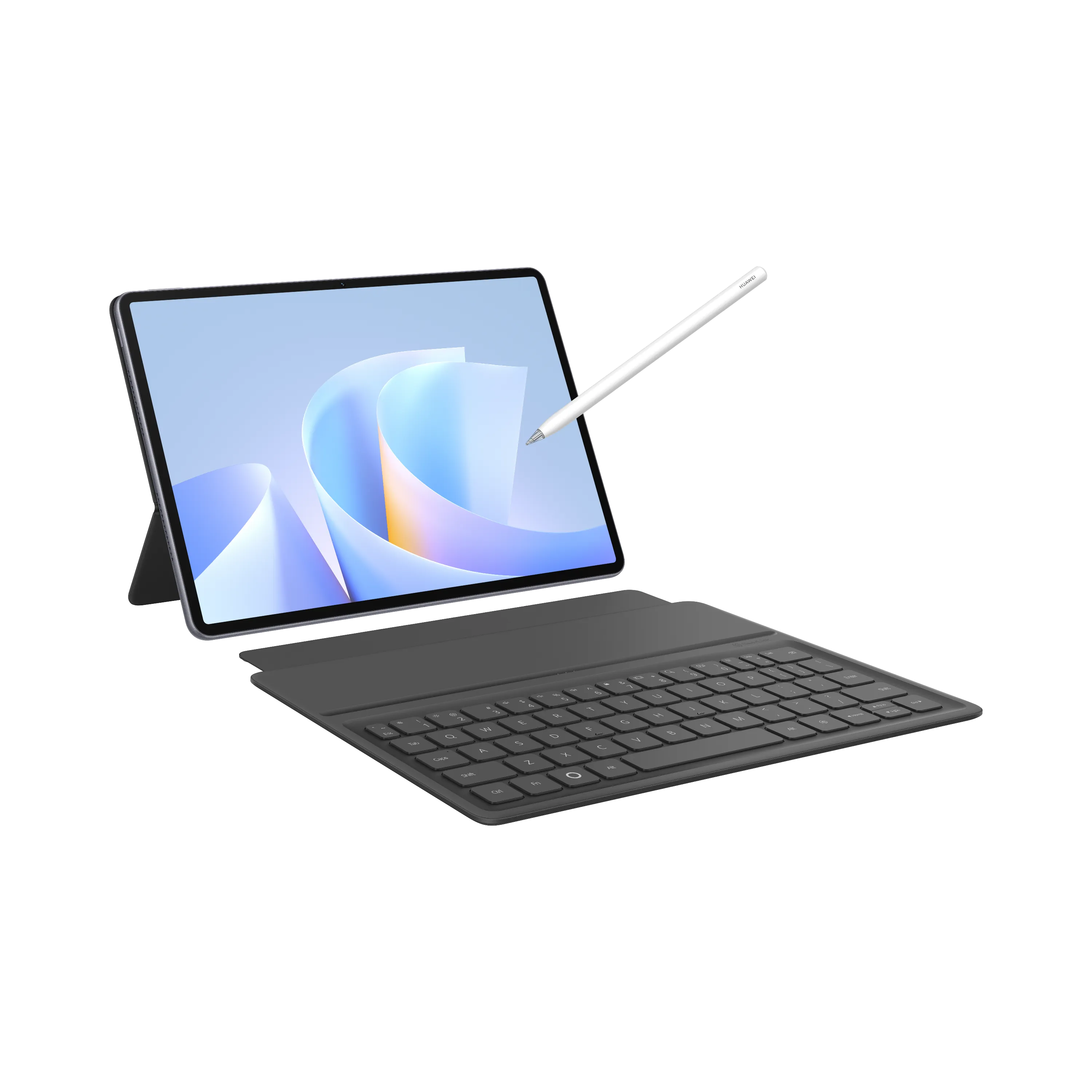 MatePad11.5S(Salinger)_SpaceGrayProductwithAccessories(Keyboard&M-Pencil3rd)Pics_Ultra HD_01_PNG_20251119