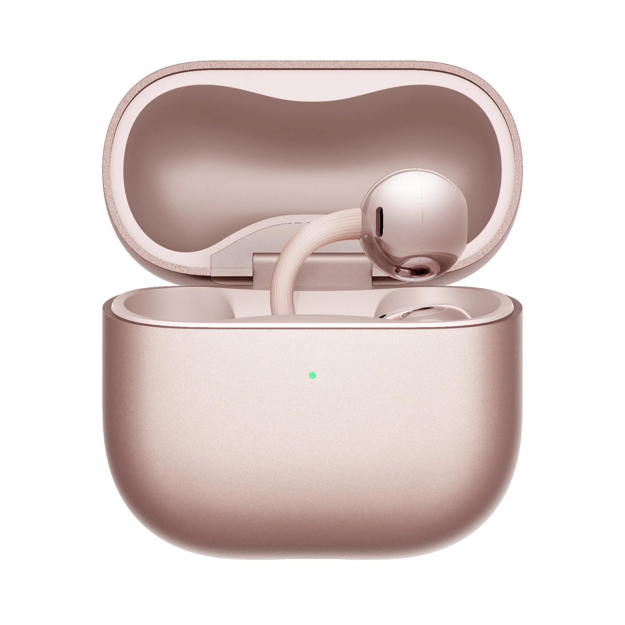 MKT_开放式耳机_Product Image_HUAWEI FreeClip 2 耳夹耳机_Robin_HQ_玫瑰金 Rose Gold_08单耳机右绿灯_JPG 10000_20251121