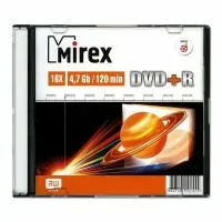 Матрица DVD+R 4.7Gb Mirex 16X Slim Case (1) (UL130013A1S)