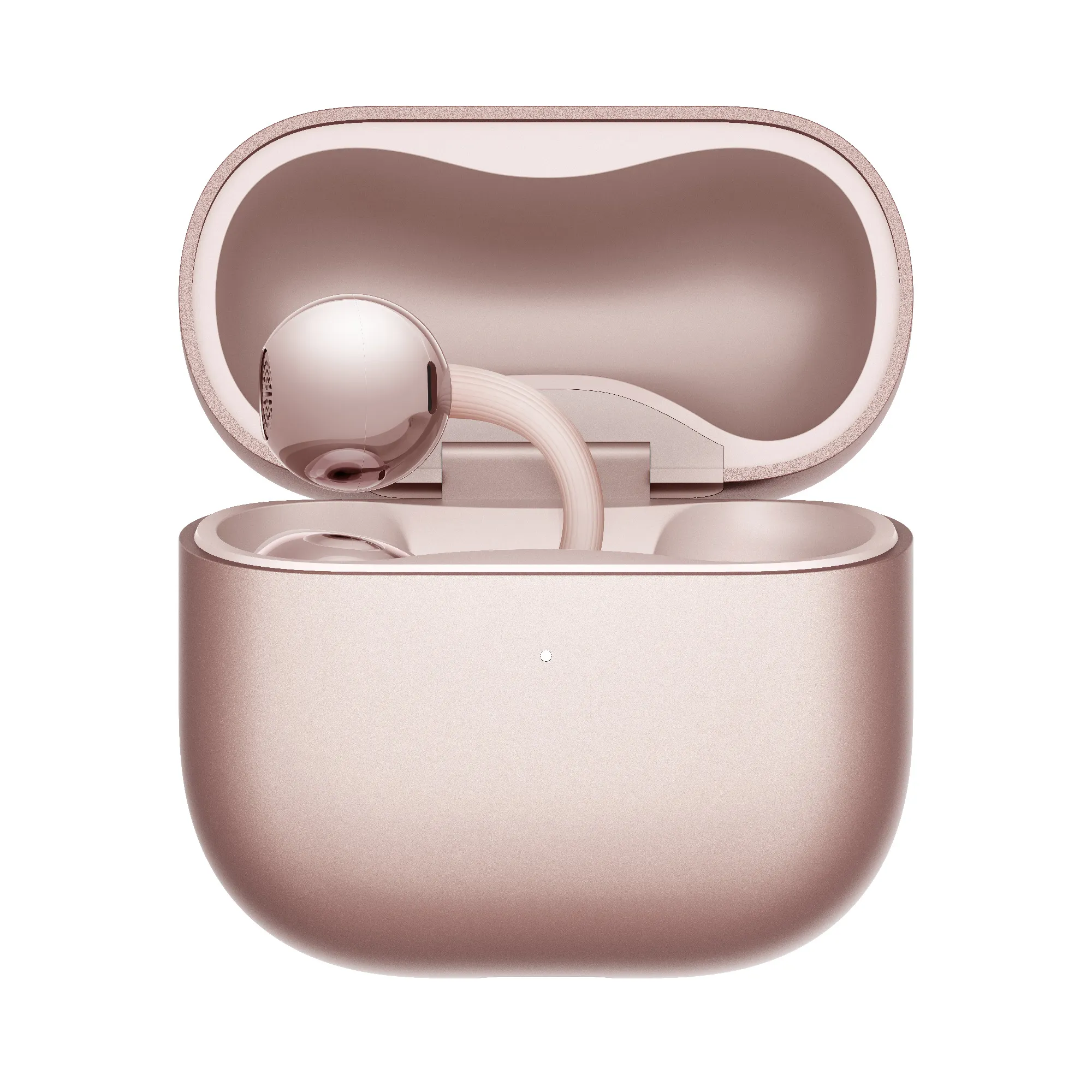 MKT_开放式耳机_Product Image_HUAWEI FreeClip 2 耳夹耳机_Robin_HQ_玫瑰金 Rose Gold_08单耳机左白灯_JPG 10000_20251121